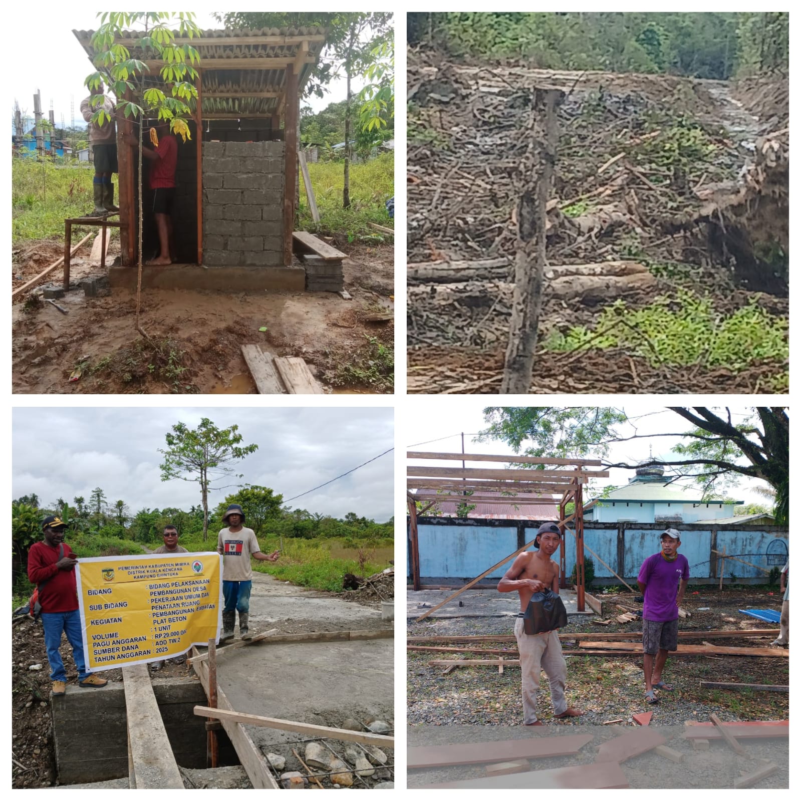 ADD Tahap II, Kampung Bhintuka Laksanakan Lima Kegiatan Fisik