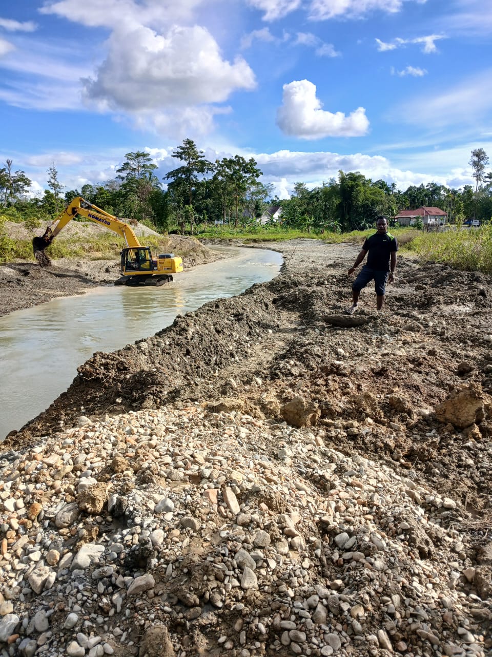 Antisipasi Banjir, Pemkam Bhintuka Normalisasi Sungai Sepanjang 1 Km