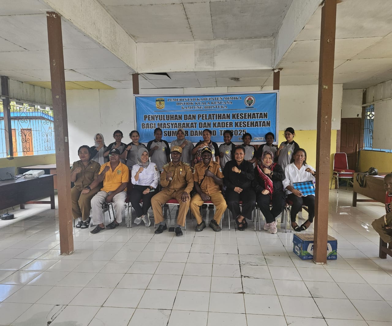 Kampung Bhintuka Gelar Pelatihan dan Penyuluhan Kesehatan, Sekertaris Kampung Bhintuka: Para Kader dan PKK Dapat Mengimplementasikan Materi Yang Diterima Kepada Masyarakat