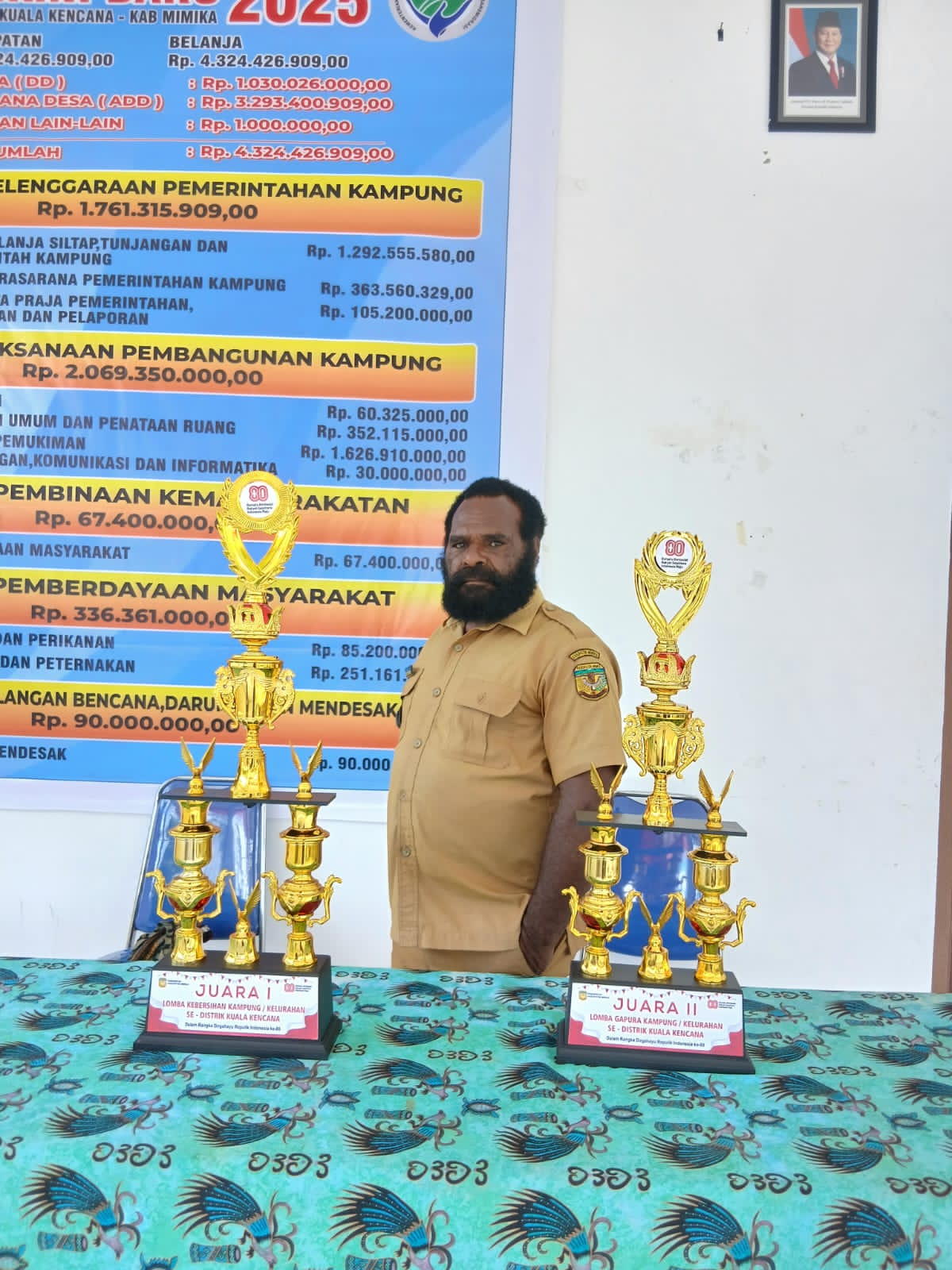 Utikini I Bergembira dan Berterima Kasih Atas Pengjargaan Yang Diberikan Distrik