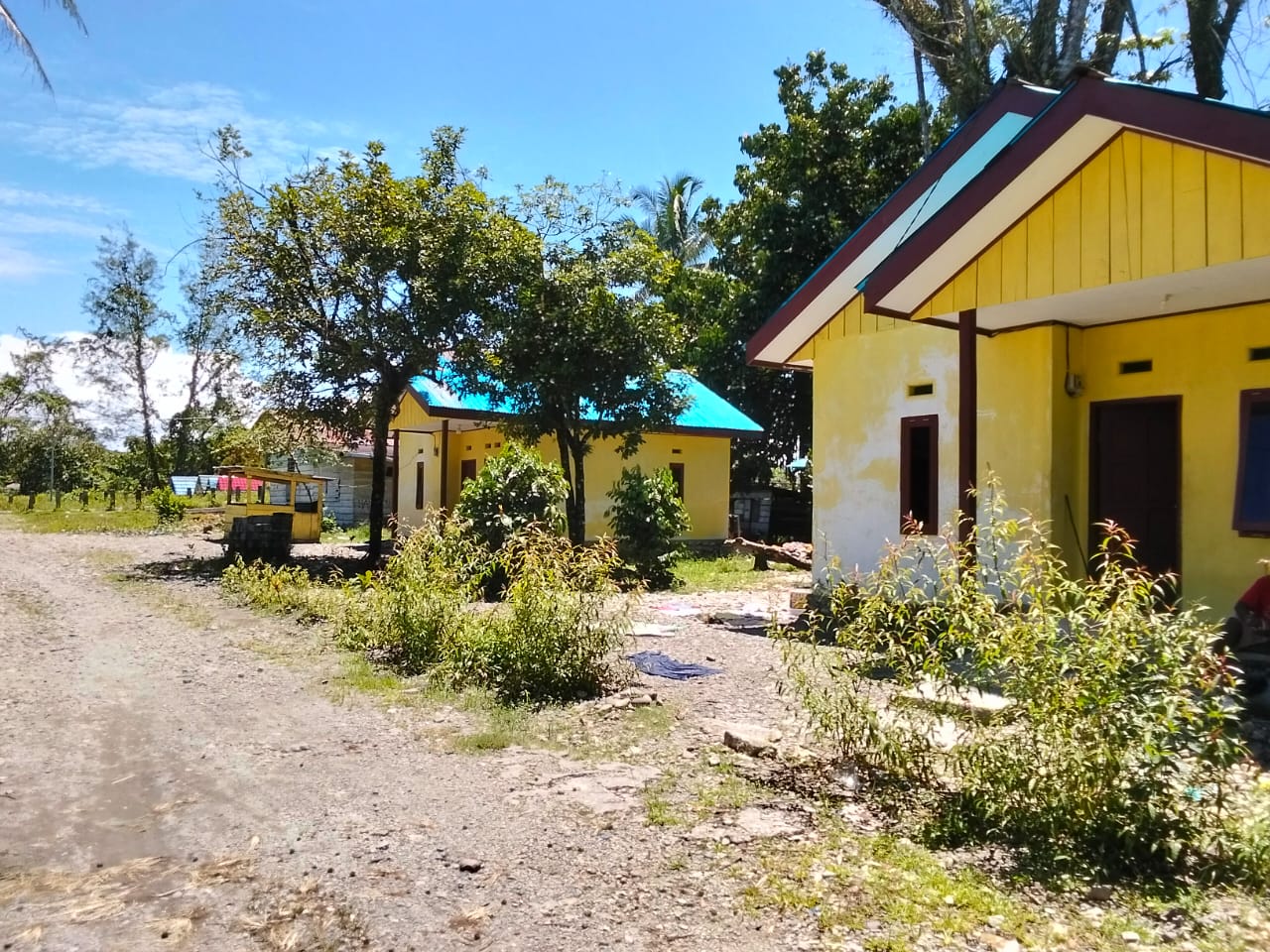 Rumah layak huni yang dibangun Pemkam Mimika Gunung