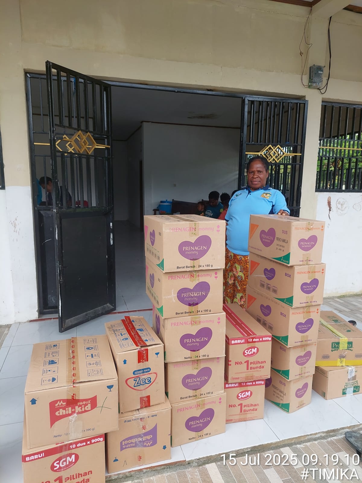 Makanan tambahan yang akan dibagikan kepada balita, ibu hamil dan lansia