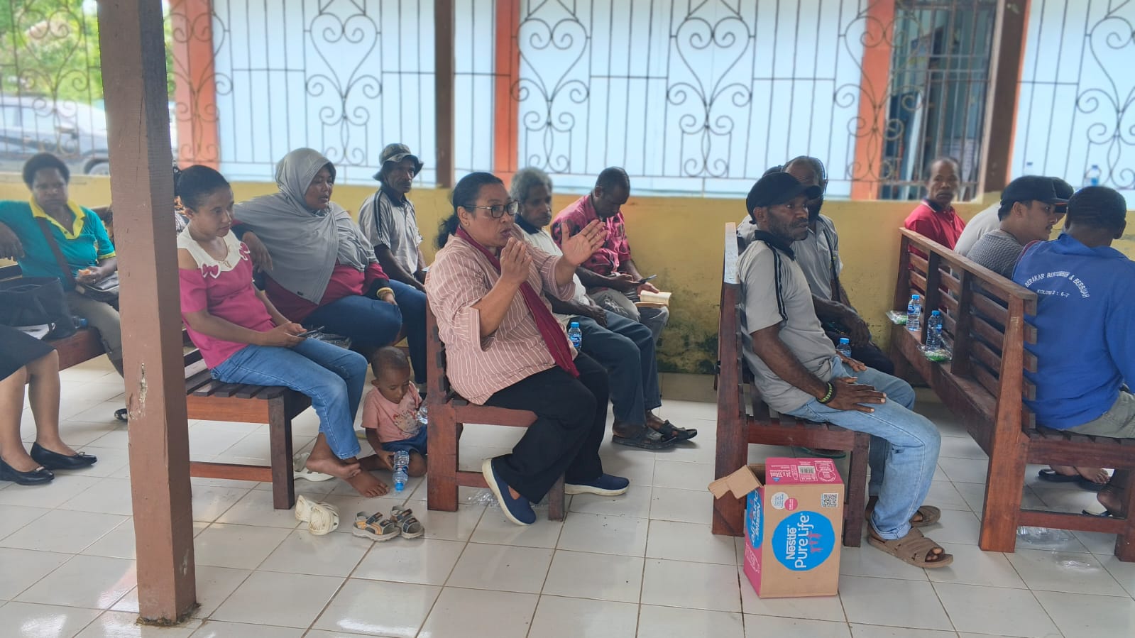 Suasana kegiatan musrenbang Kampung Bhintuka