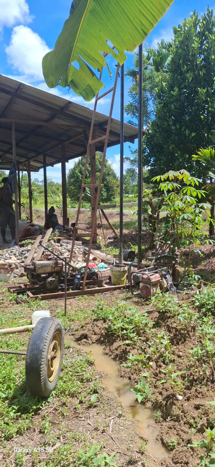 Proses pembuatan sumur bor