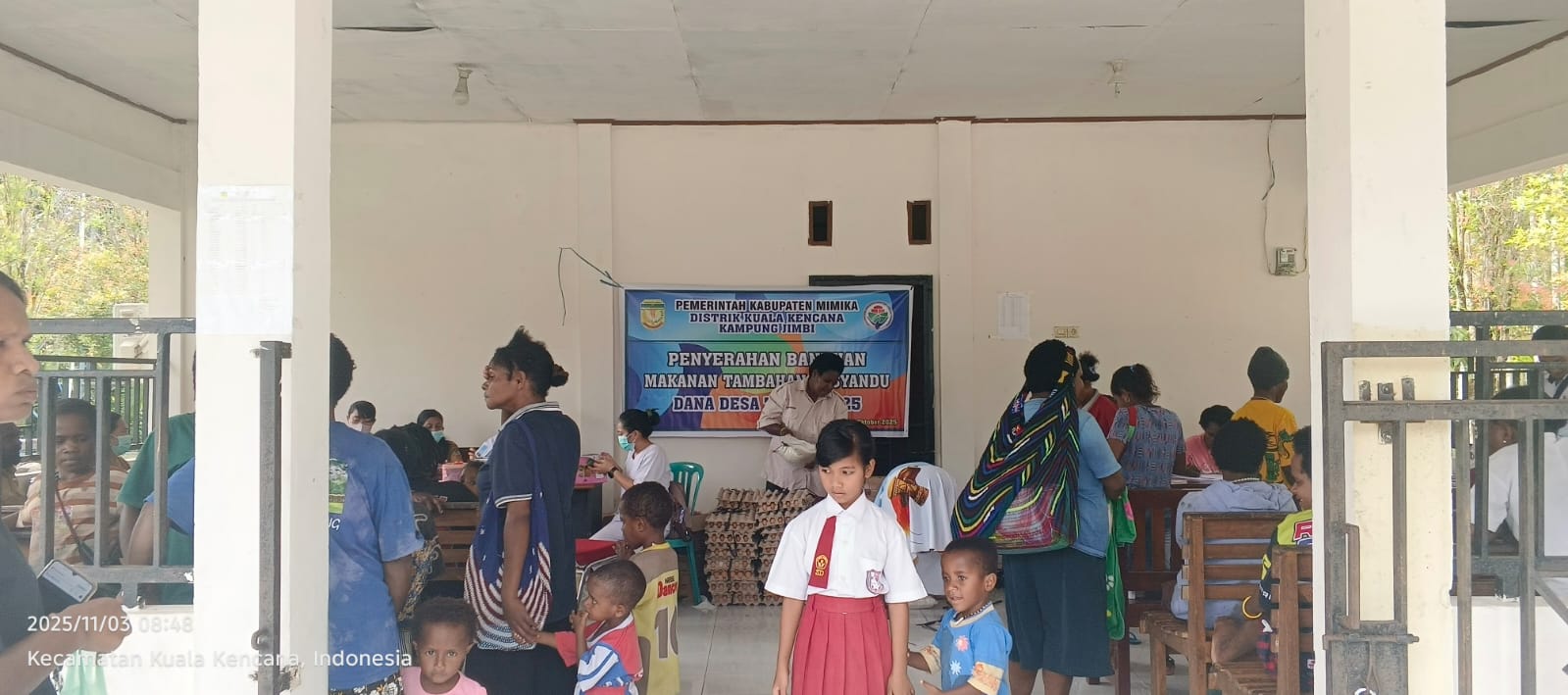 Suasana pemberian makanan tambahan