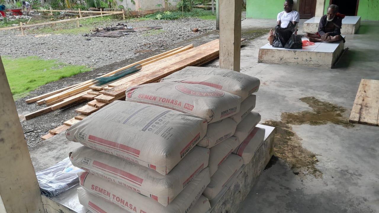 Material yang akan digunakan untuk pembayaran Kantor Kampung Bintang Lima