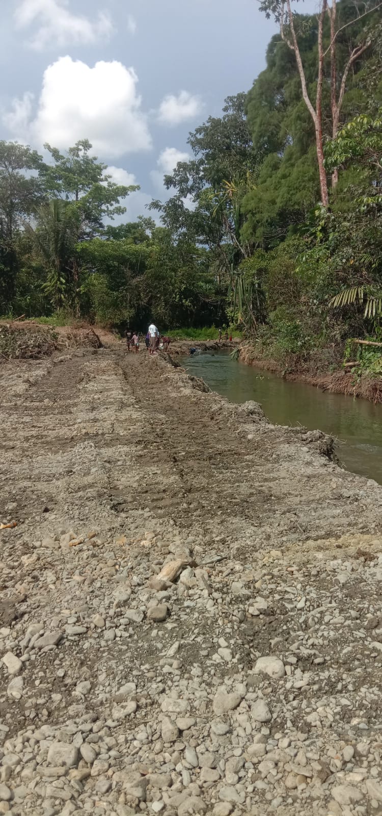 Sungai setelah dinormalisasi 
