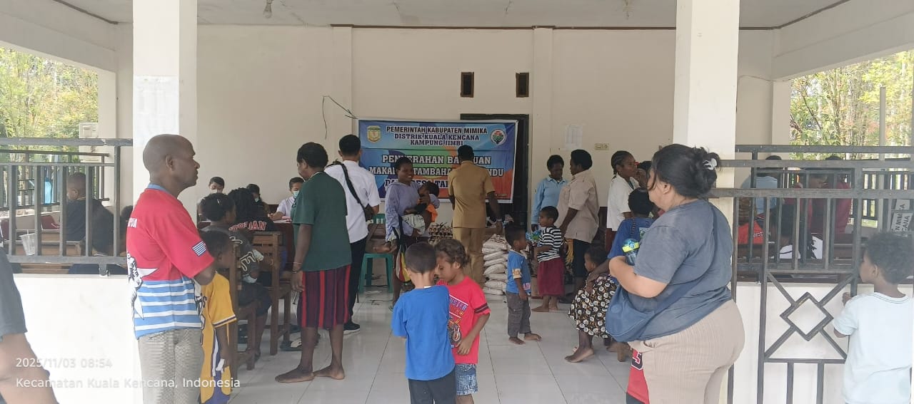 Suasana pemberian makanan tambahan