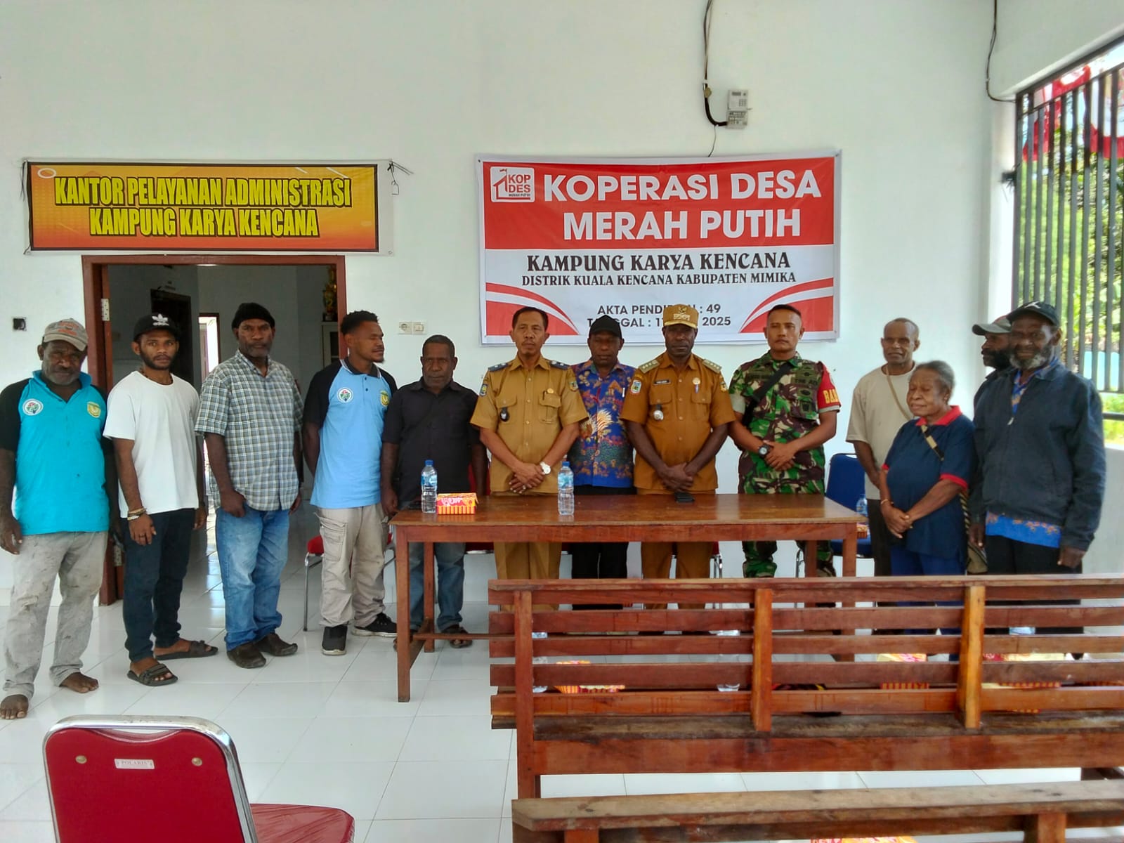 KAMPUNG KARYA KENCANA GELAR MUSYAWARAH DESA KHUSUS MEKANISME PEMBIAYAAN KOPERASI MERAH PUTIH