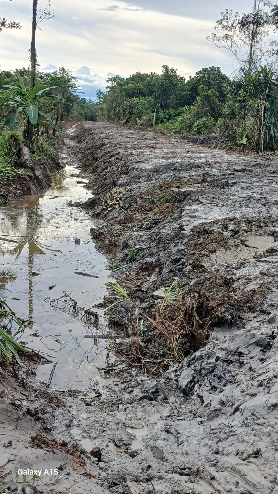 Pembuatan jalan usaha tani