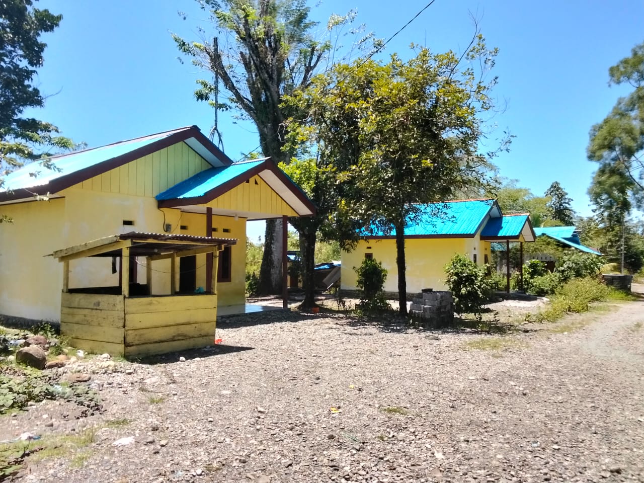 Rumah layak huni yang dibangun Pemkam Mimika Gunung