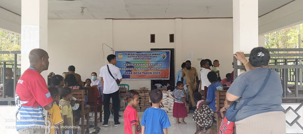 Suasana pemberian makanan tambahan