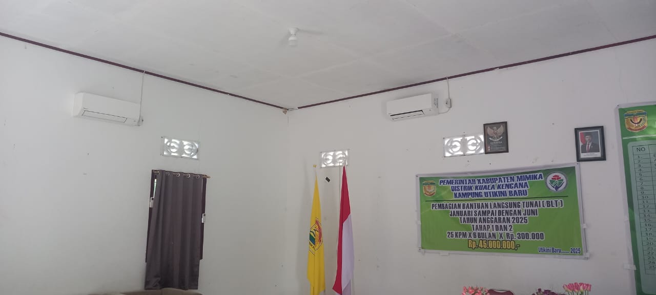 AC yang telah terpasang