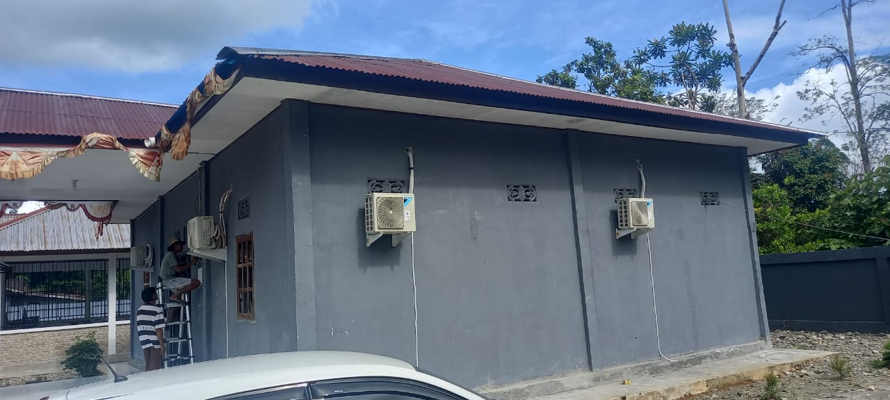 AC yang telah terpasang