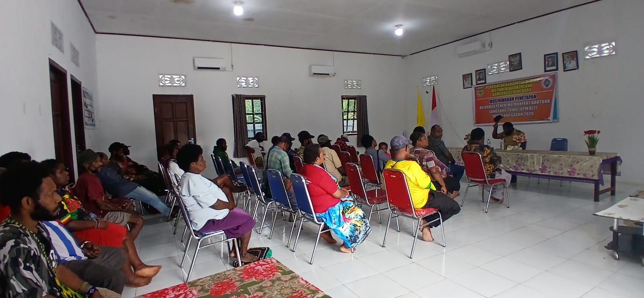 Suasana pemilihan ketua-ketua RT di Kampung Utikini Satu 