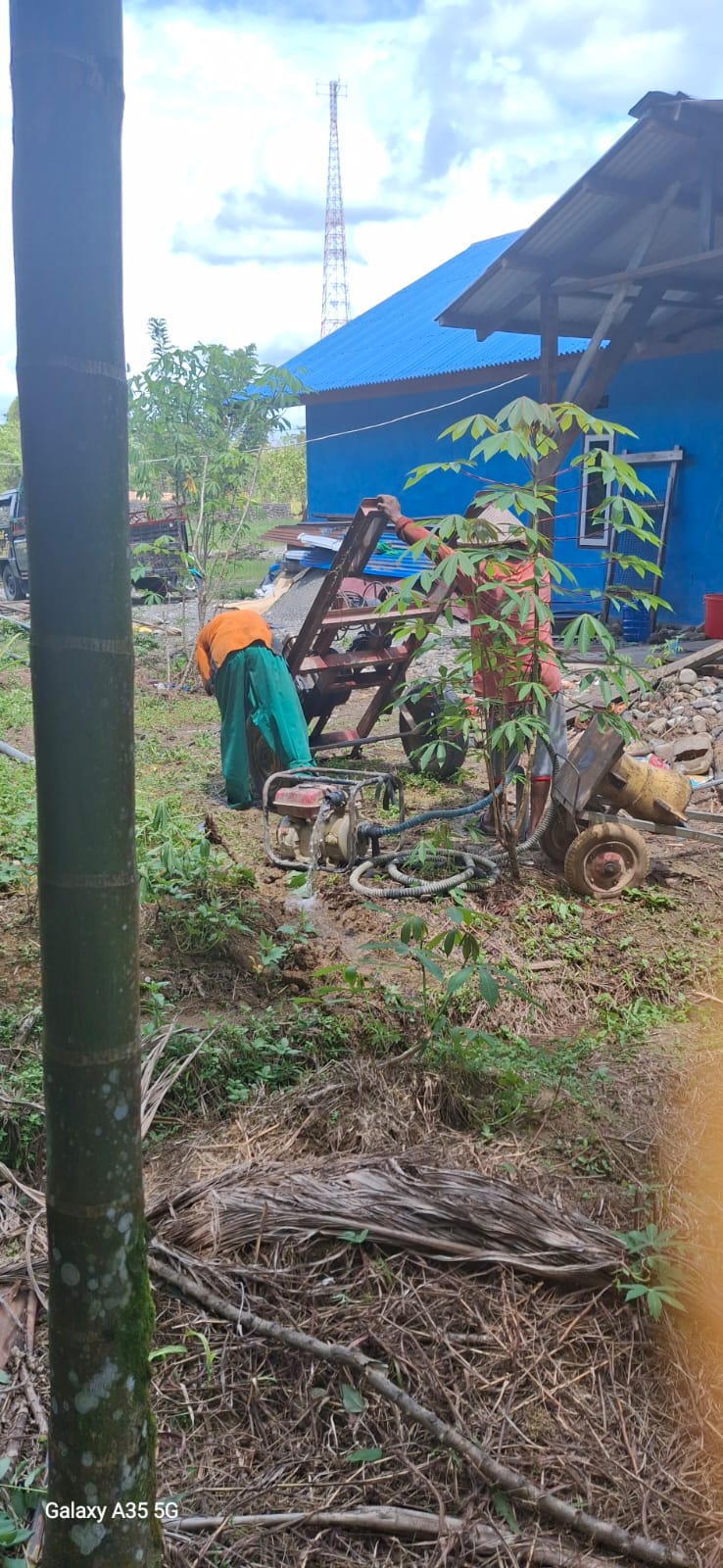 Proses pembuatan sumur bor